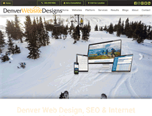 Tablet Screenshot of denverwebsitedesigns.com
